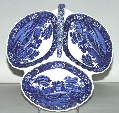 Hors d'Oeuvres Dish trefoil c1930